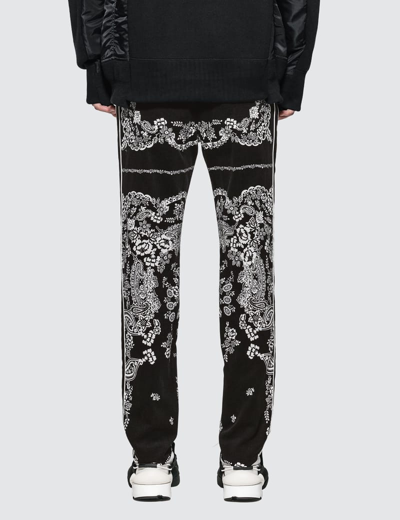 パンツ sacai Bandana Print Pants Sacai Bandana Print Wide Leg Pants in Black | Santa Fe Dry