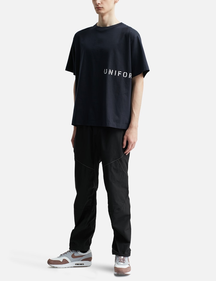 uniform experiment - Stencil Logo Wide T-Shirt | HBX - Globally Curated ...