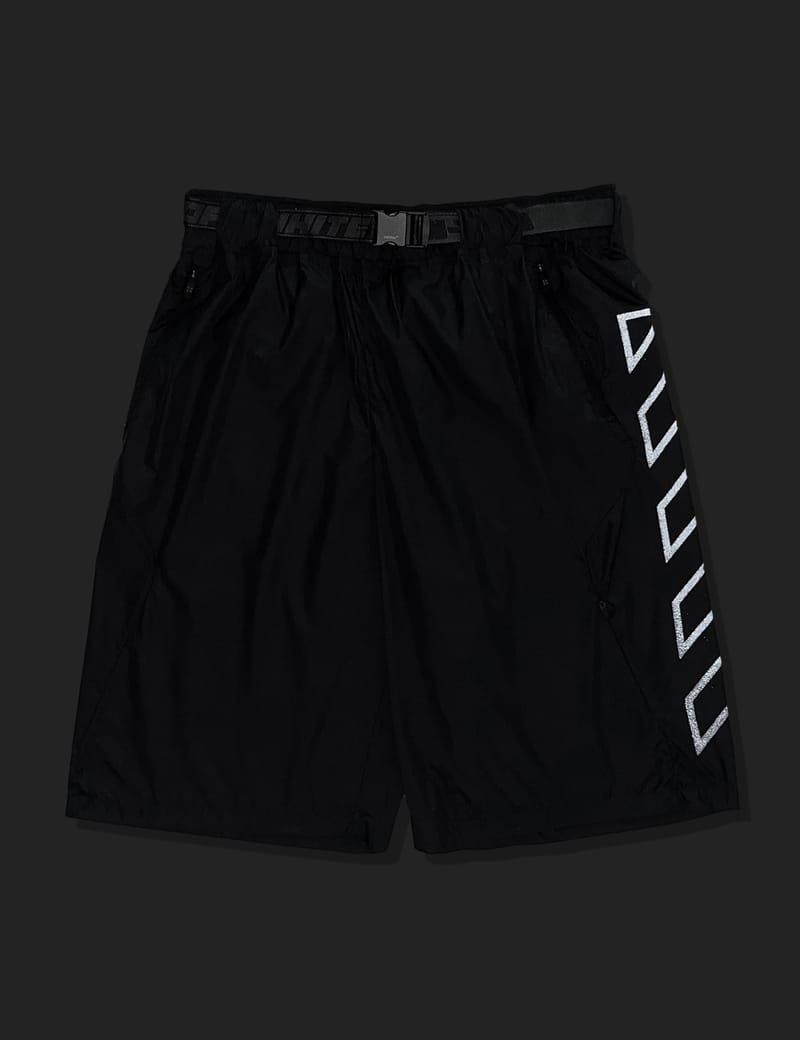 Off-White™ - Diagonal Outline Track Shorts | HBX