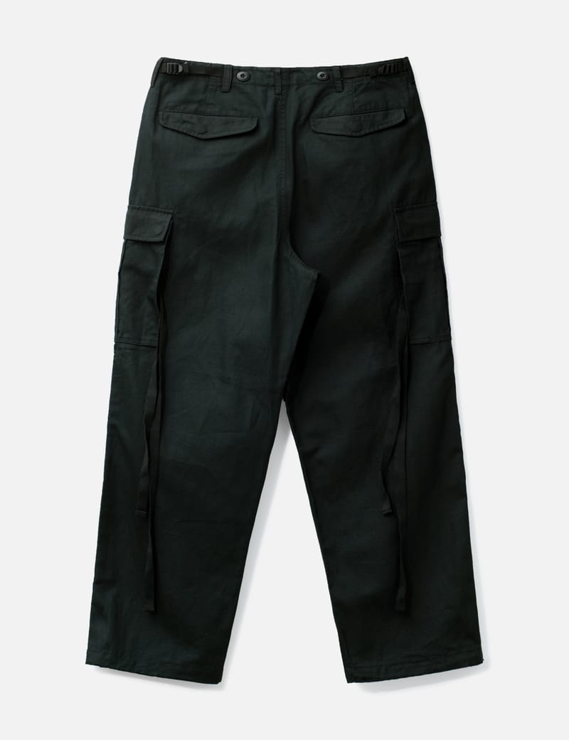 Maharishi Hemp M65 Cargo Pants - Black hemp-cotton cargos with