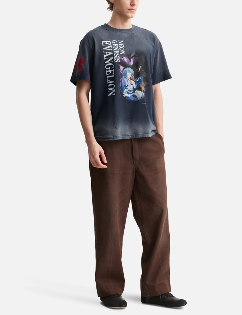 Protocol-Index Neon Genesis Evangelion Rei Tee - Overdyed vintage