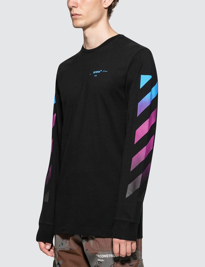 Off-White™ - Diag Gradient L/S T-Shirt | HBX - ハイプ