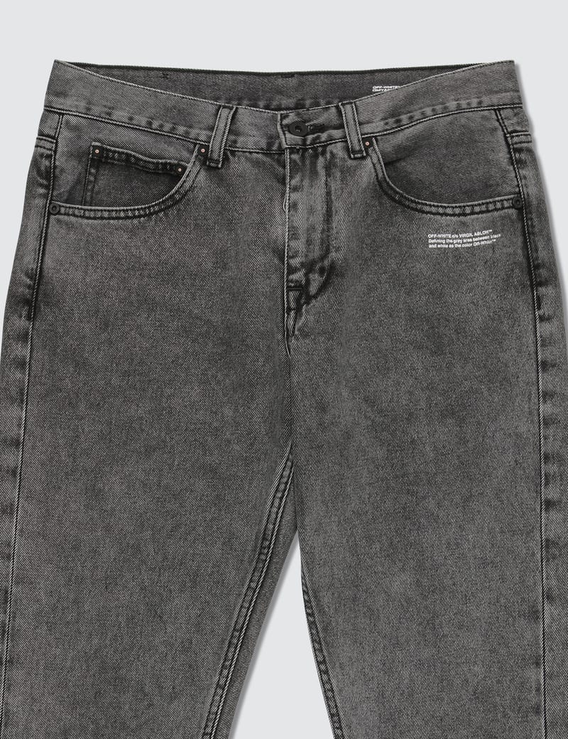 Off-White™ - Slim Zip Jeans | HBX