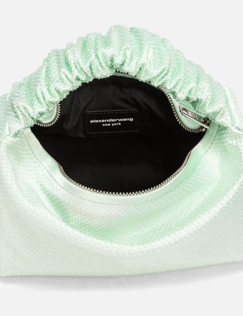 Alexander Wang◇クリアビーズ付きサテン スクランチ ミニバッグ アレキサンダーワン - クリアビーズ付きサテン スクランチ ミニ