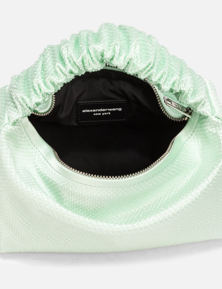 Alexander Wang - Satin Scrunchie Mini Bag With Clear Beads | HBX