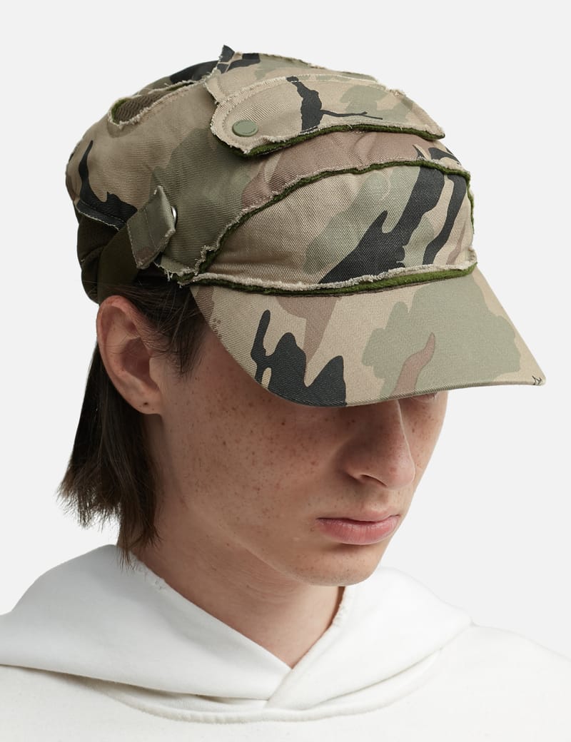 Maharishi 関税込 タイガーストライプカモECWSキャップ/マスク Maharishi - カモ ECWS キャップ マスク | HBX - ハイプビースト