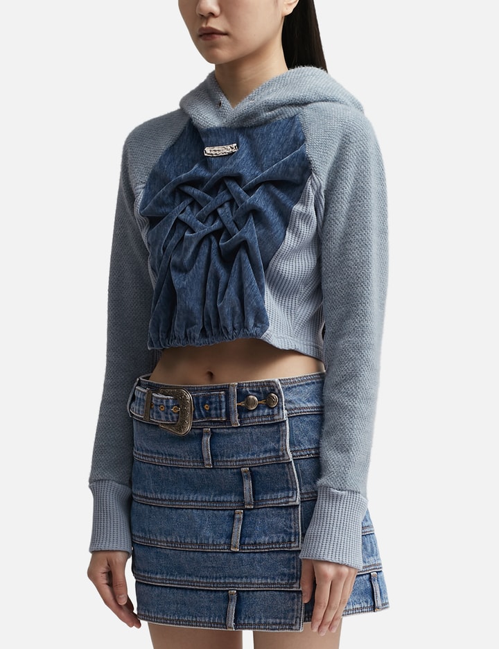 Andersson Bell Velour Wrinkle Tight Hoodie HBX Globally Curated