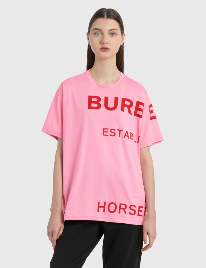 Burberry - Horseferry Print Cotton Oversized T-Shirt | HBX - Globally ...