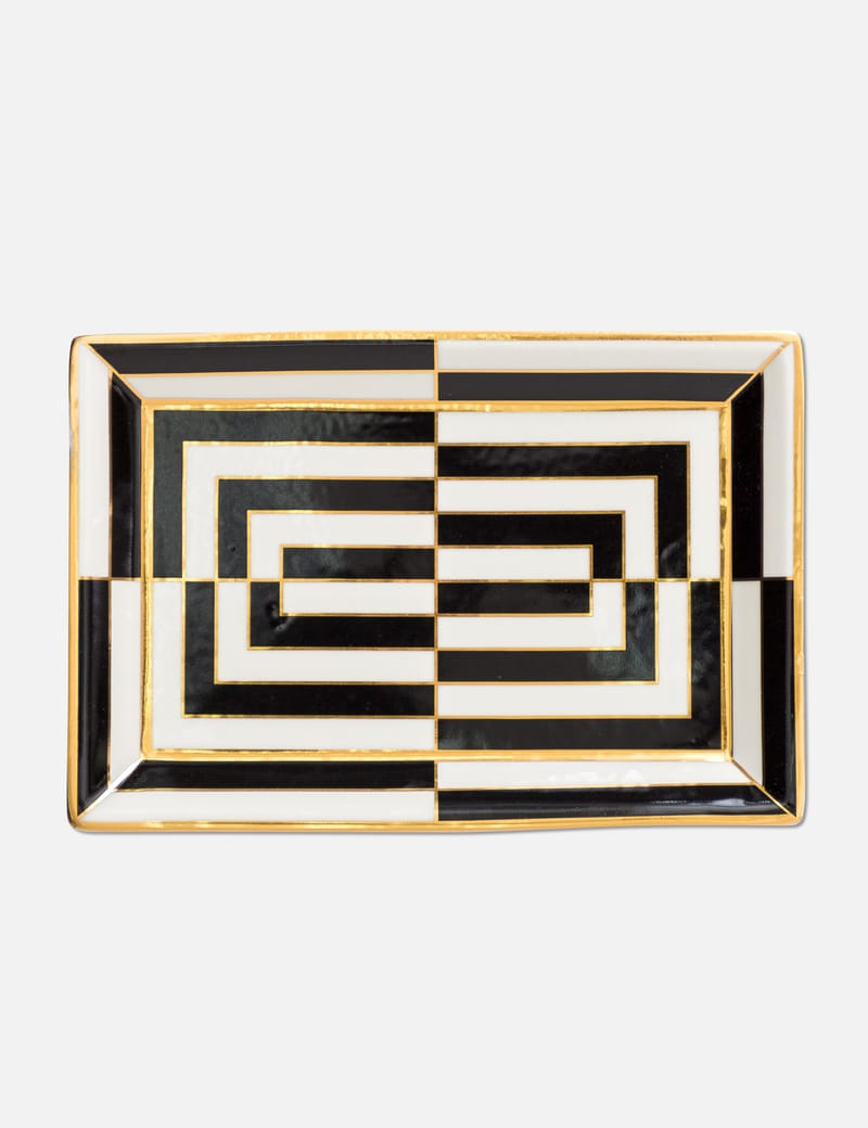 小物などお買い得な福袋 Jonathan Adler - オプ アート レクタングル トレイ | HBX 小物入れ
