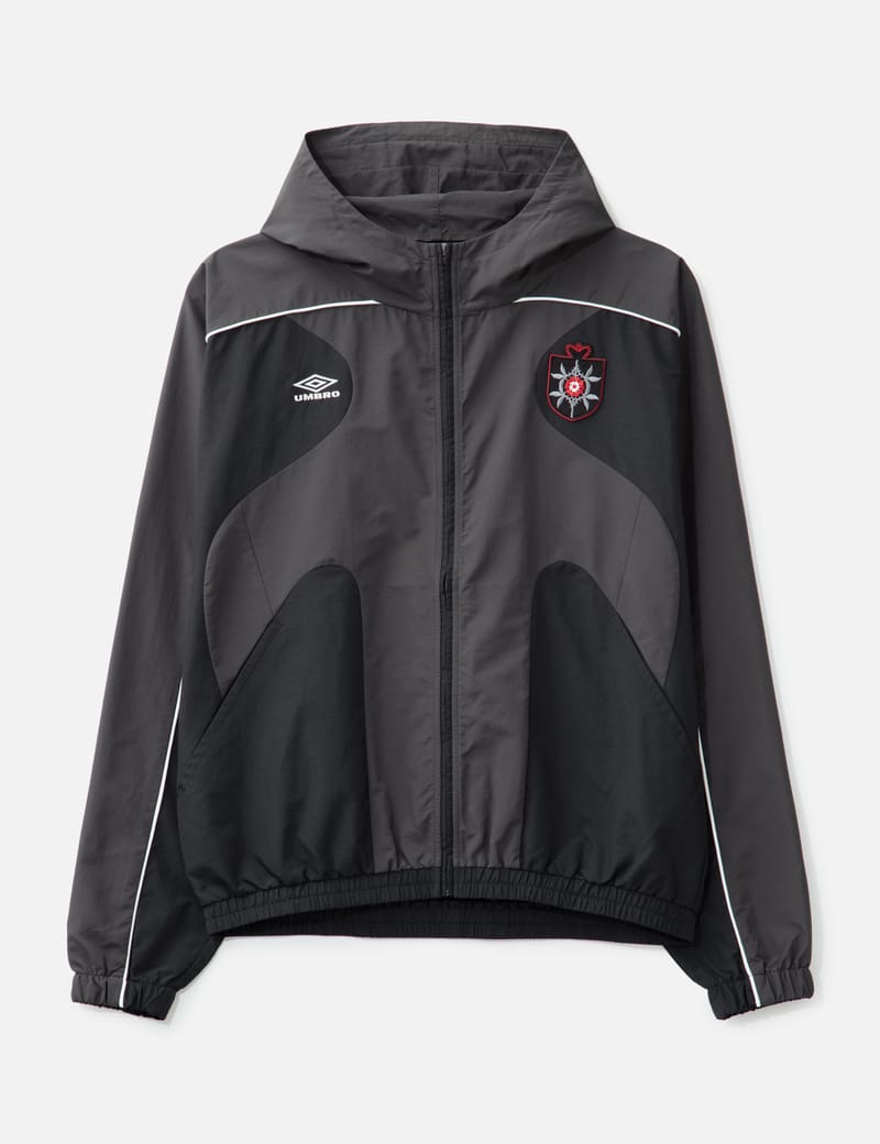 UMBRO SLAM JAM アンブロ アノラック パーカー ジャケット Umbro - Slam Jam X umbro Classic Logo Masked Hoodie | HBX