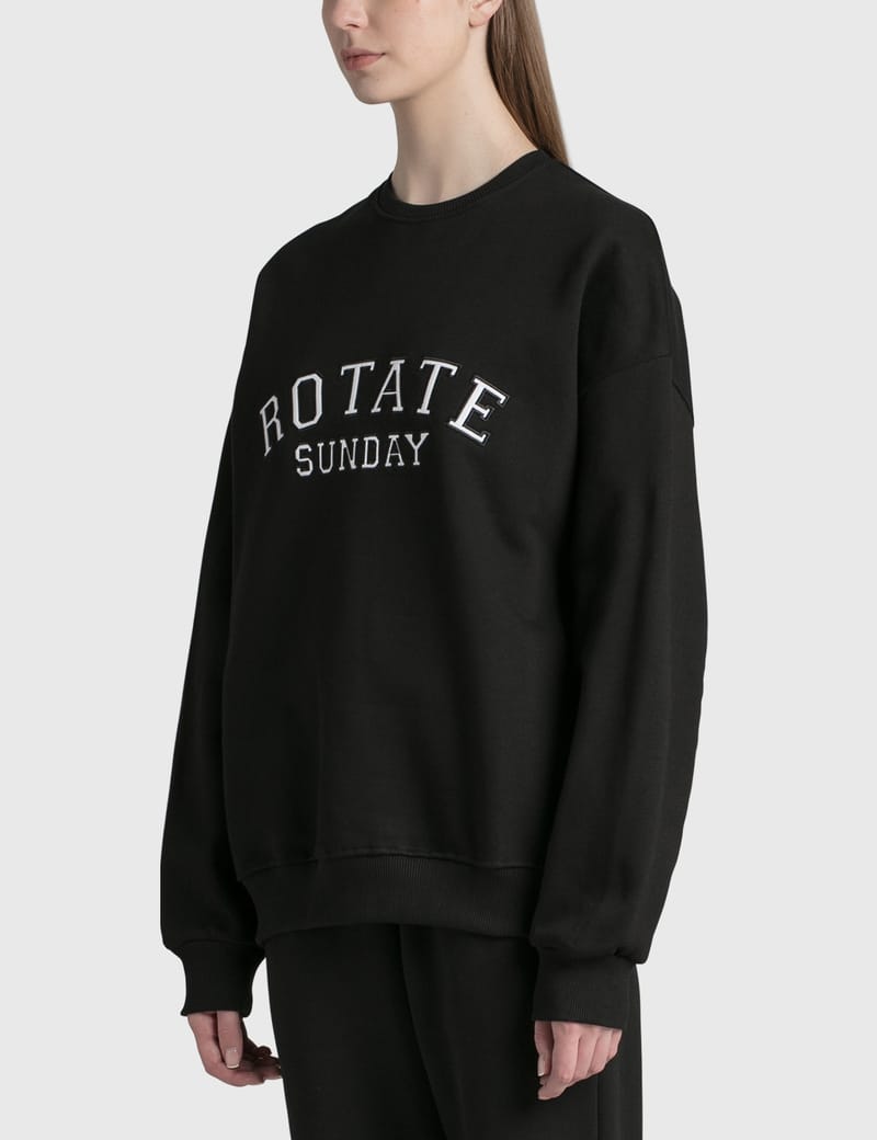 ROTATE Sunday - Iris Crewneck Logo Sweatshirt | HBX