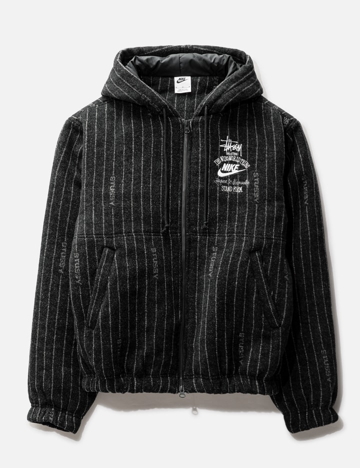 Nike - Nike x Stüssy Stripe Wool Jacket | HBX - Globally Curated ...