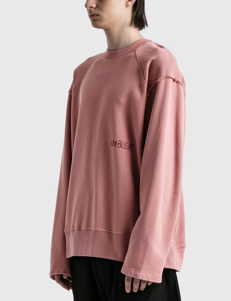 AMBUSH® - Raw Edge Crewneck Sweatshirt | HBX - Globally Curated