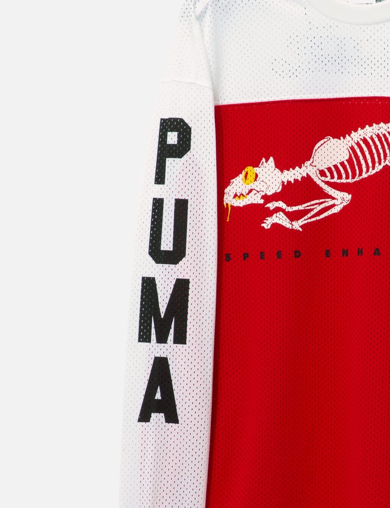 PUMA ARIES Racing ロングスリーブシャツ Puma - PUMA x ARIES Mesh Longsleeve | HBX - Globally Curated