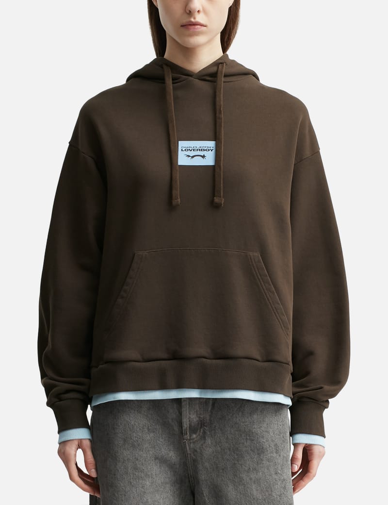 Charles Jeffrey LOVERBOY パーカー Charles Jeffrey Loverboy ケーブルニット パーカー | グレー