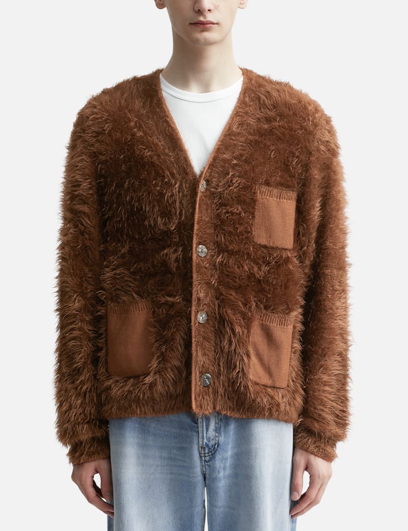 ACNE STUDIO ニットカーディガン Acne Studios - Vネックカーディガン - ブラック