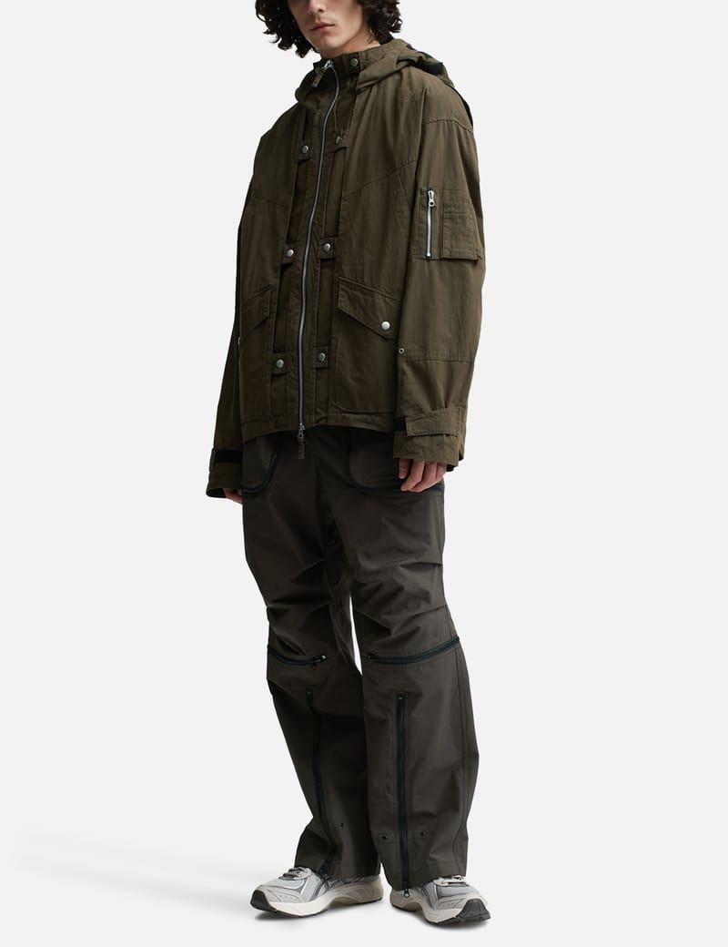 Flight Shell Jacket In Brown