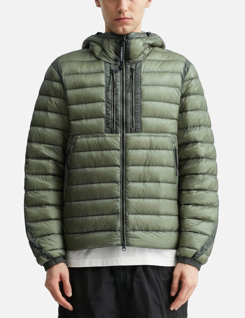 C.P. Company D.D. Shell Goggle Down Jacket - Lightweight 7D down