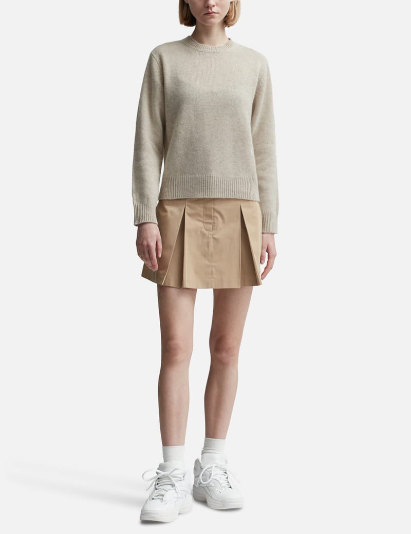 スウェット・トレーナー SPORTY & RICH Cream Cotton Sweater S.R.CREWNECKFADEDBLACK_CREAM-2