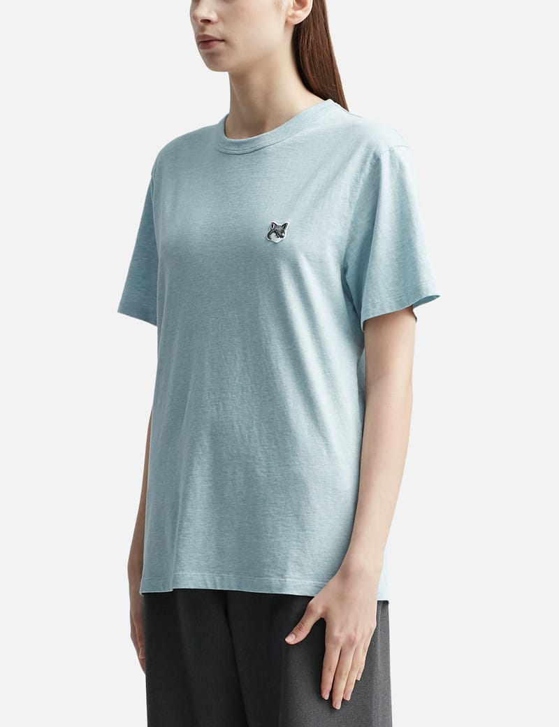Maison Kitsuné - GREY FOX HEAD PATCH CLASSIC T-SHIRT | HBX - Globally  Curated Fashion and Lifestyle by Hypebeast