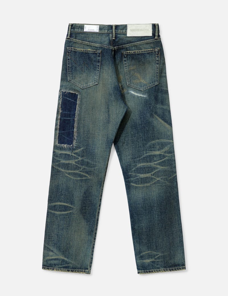 パンツ neighborhood SAVAGE DENIM DP BASIC PANTS Neighborhood Savage Denim DP Basic Pants Indigo Men's - SS23 - US