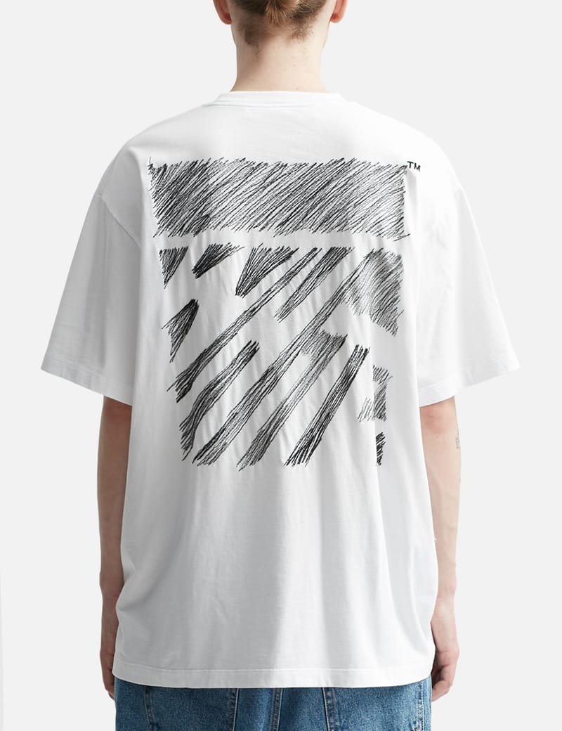 Off white sale scribble t shirt