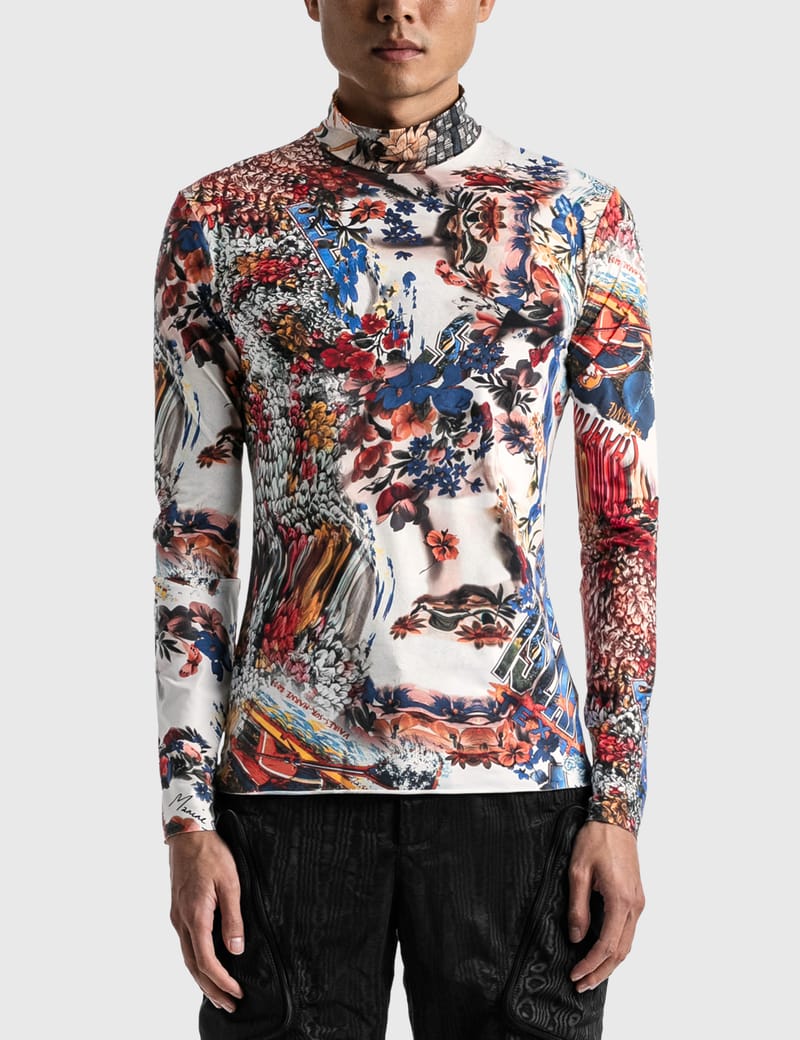 Marine Serre - アーカイブ メランジュ セカンドスキン トップ | HBX