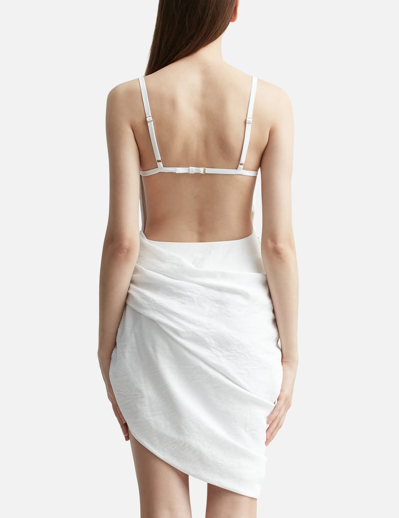 Jacquemus la discount robe saudade dress