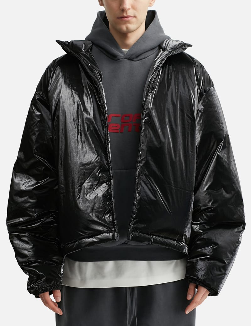 Fear of God Essentials Ripstop Nylon Puffer Jacket - Metallic