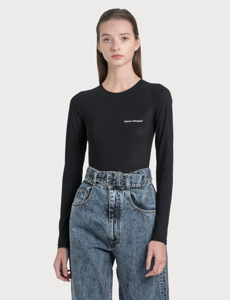 MM6 Maison Margiela - Logo Bodysuit | HBX - Globally Curated