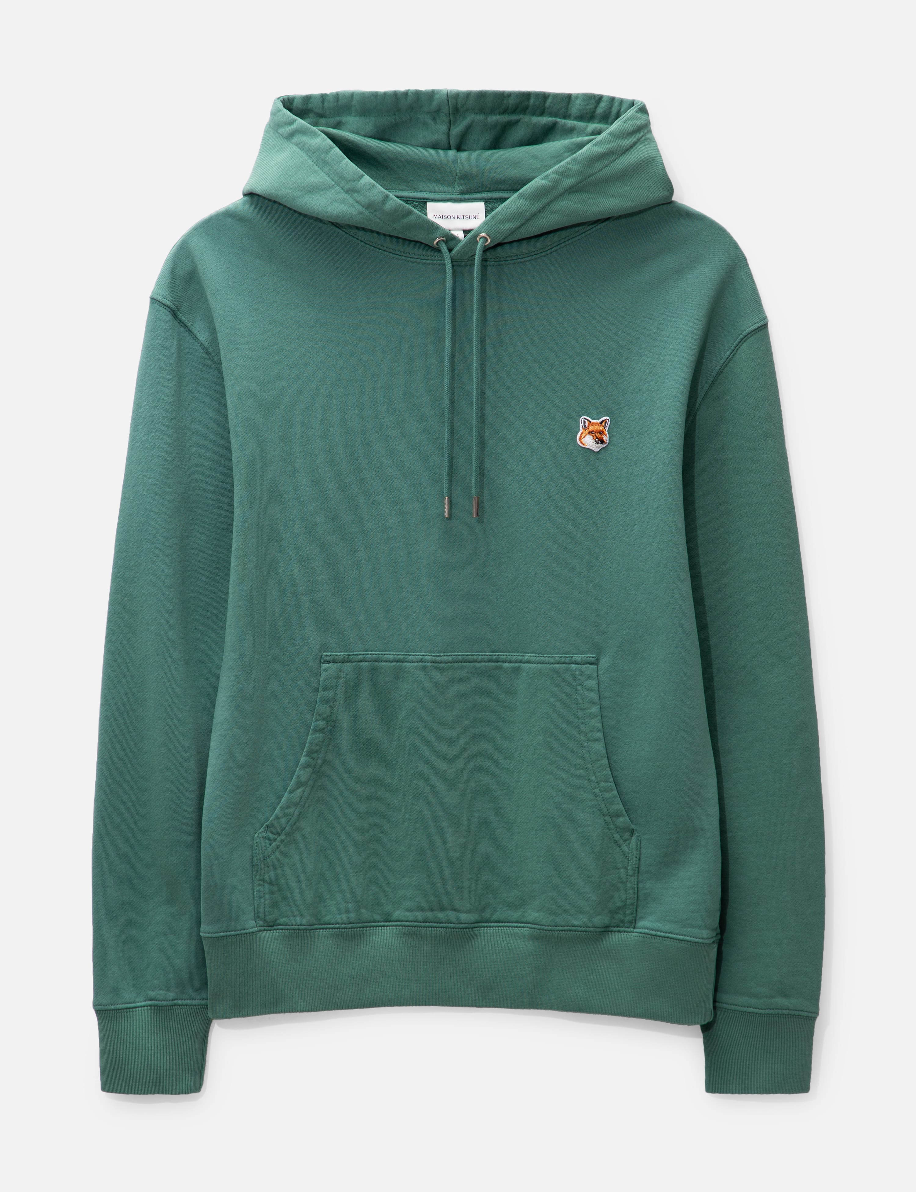 Maison Kitsuné - Fox Head Patch Regular Hoodie | HBX - Globally Curated  Fashion and Lifestyle by Hypebeast