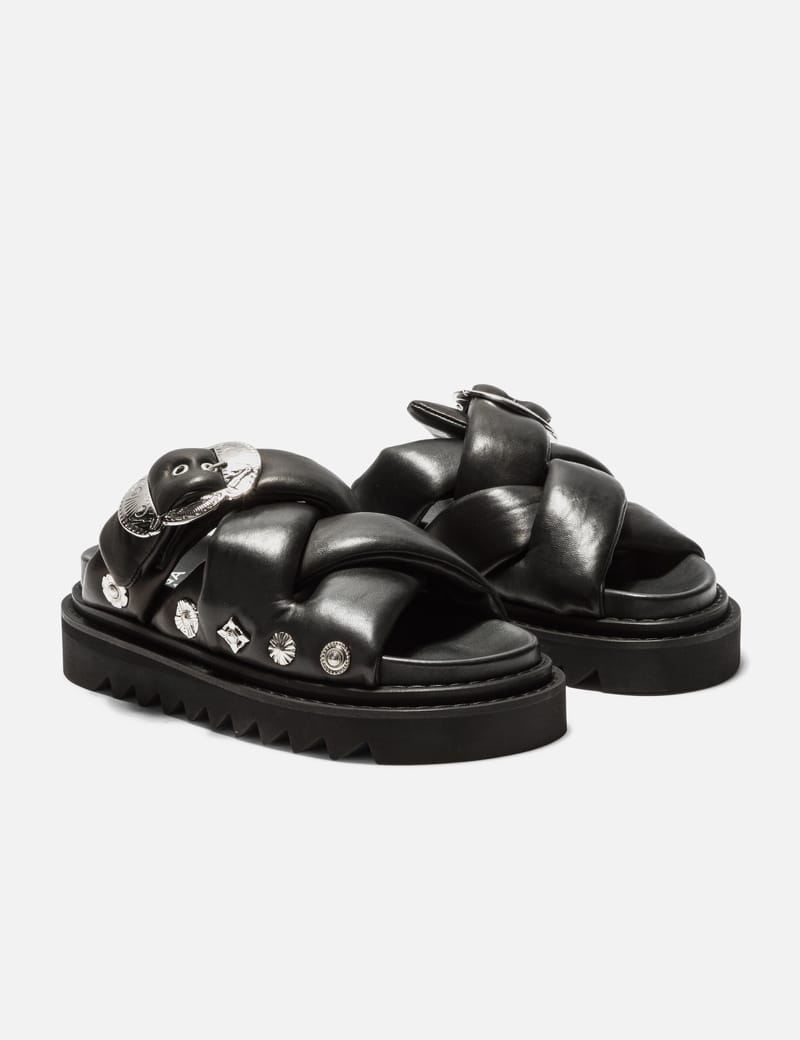 サンダル・ミュール TOGA Aj1312 Sandals - Toga Pulla - Leather - Black Aj1312 Sandals - Toga Pulla - Leather - Black