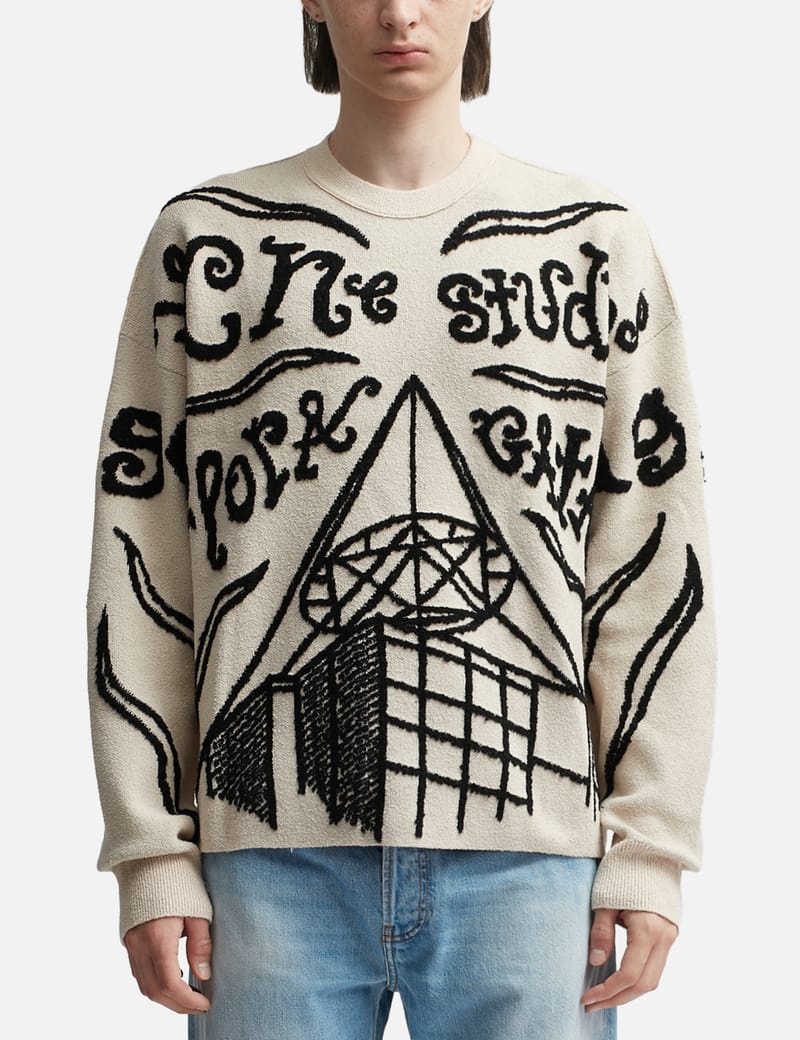 Acne Studios - Jacquard Logo Jumper | HBX - Globally Curated