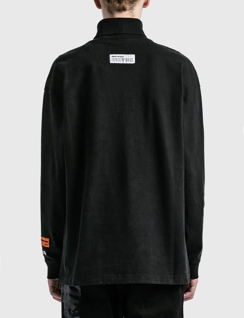 Heron Preston Black 'Style' Turtleneck Long Sleeve T-Shirt
