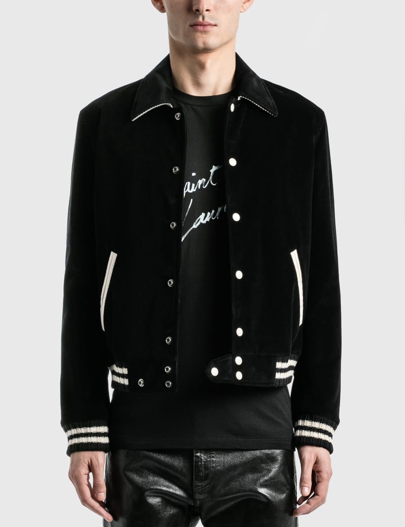 Saint Laurent - Teddy Jacket In Corduroy | HBX - Globally Curated