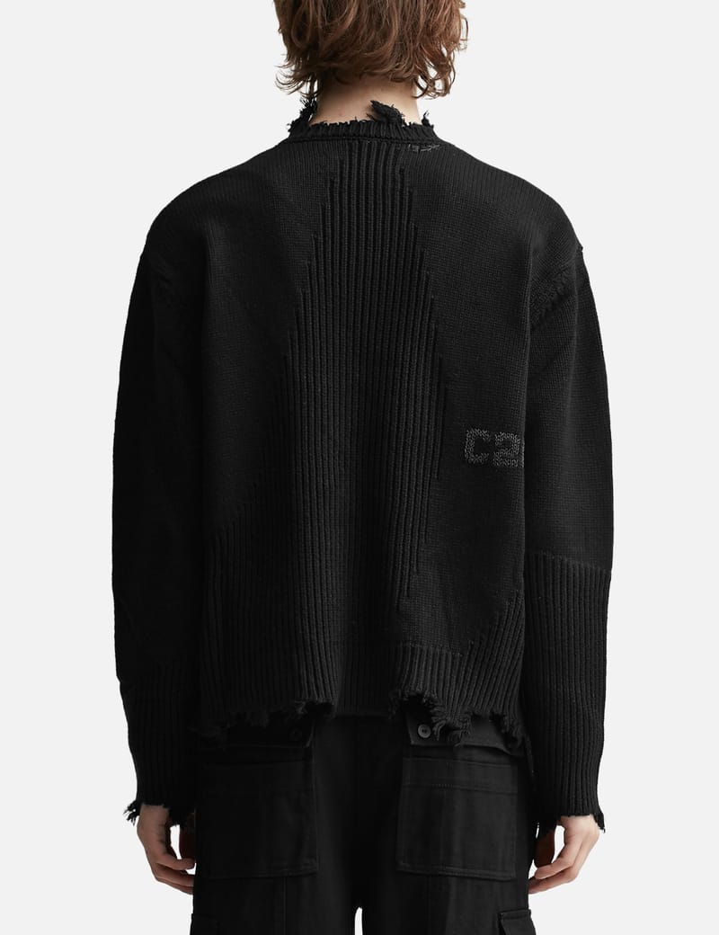 C2H4 - 002 - Arc Sculpture Knit Sweater | HBX - Globally Curated