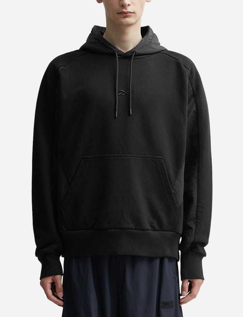 Reebok sales black hoodie