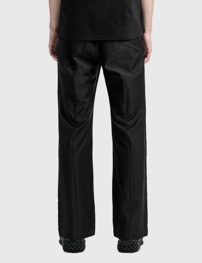 C2H4 - PANELLED WIDE LEG TAILORED TROUSERS | HBX - Globally