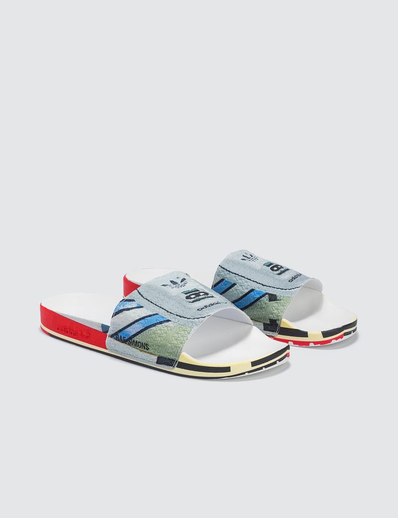 Adidas adilette cheap raf simons