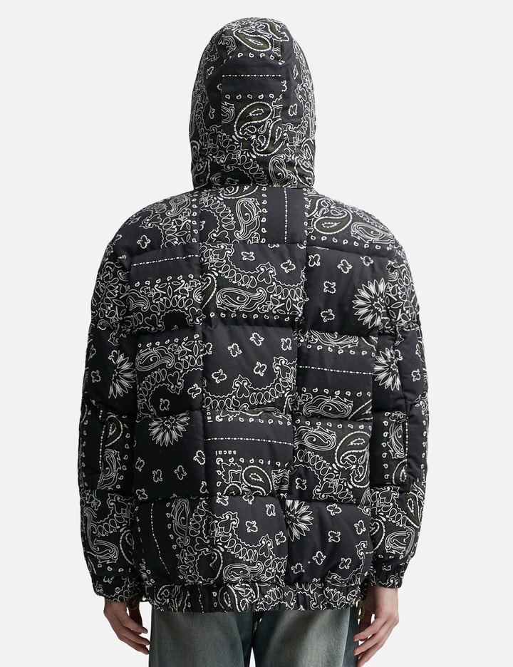 Sacai Bandana Print Puffer Jacket HBX Globally Curated Fashion