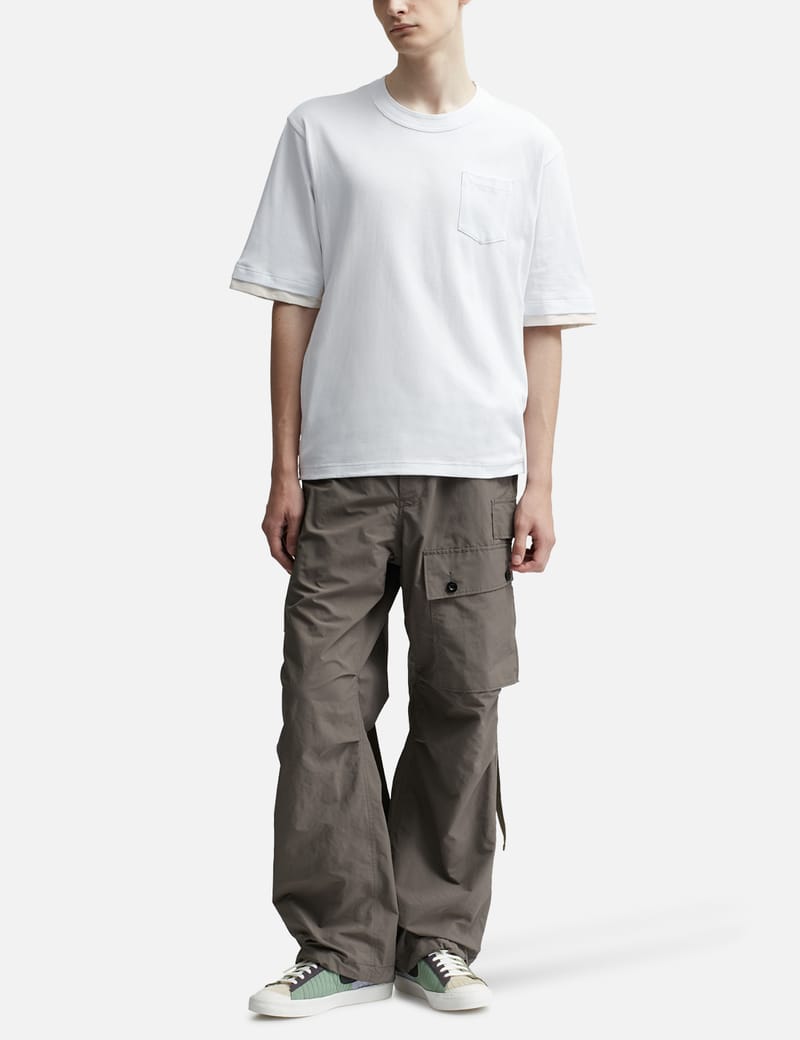 Sacai - Cotton Jersey T-shirt | HBX - Globally Curated