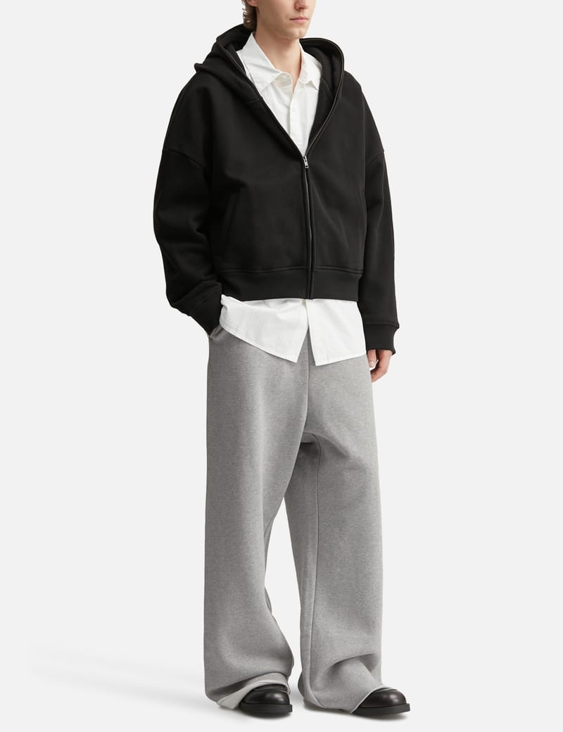Entire Studios Eternal Zip Washed Black - Heavyweight organic