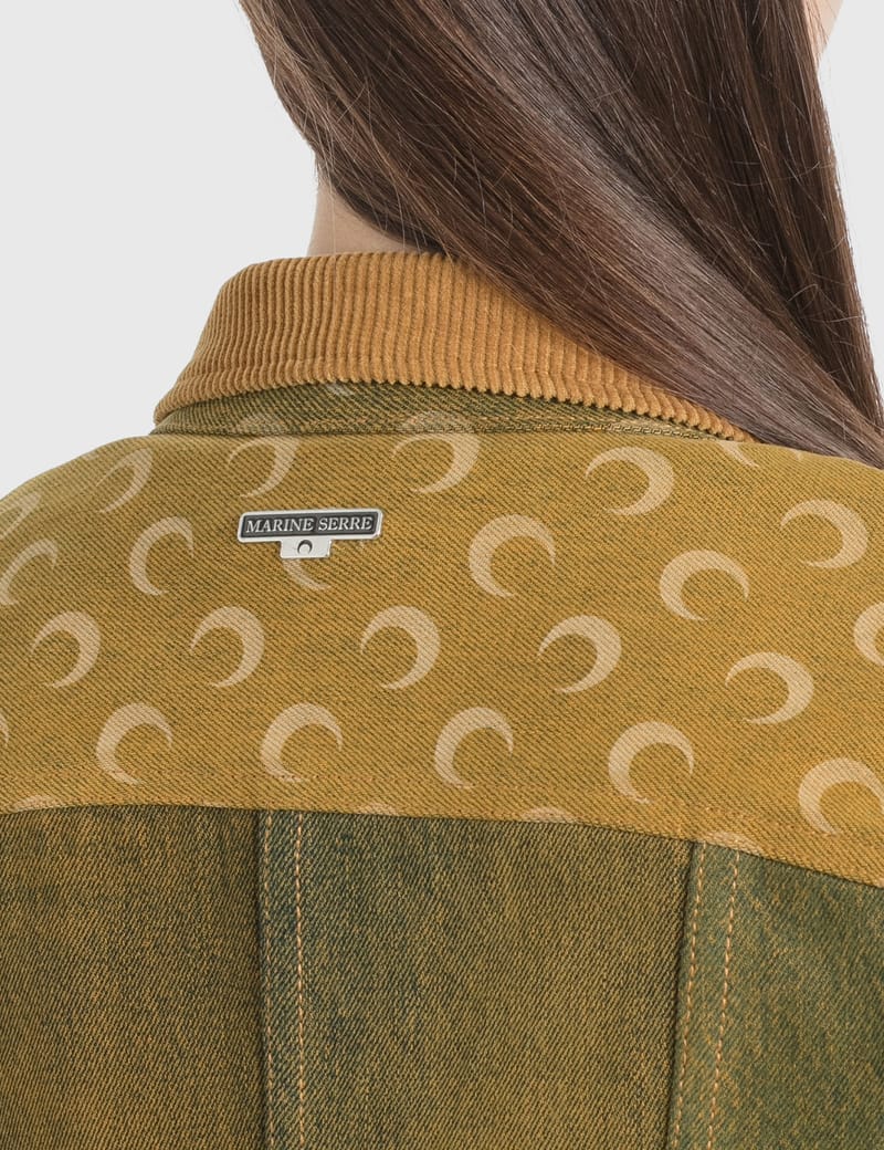 Marine Serre - Regenerated Denim Jacket | HBX