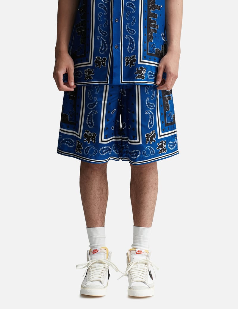 Off-White™ - BANDANA VISCOSE SHORTS | HBX