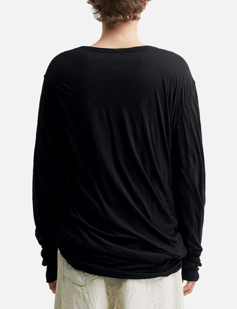 Rick Owens - Jumbo Double LS T | HBX