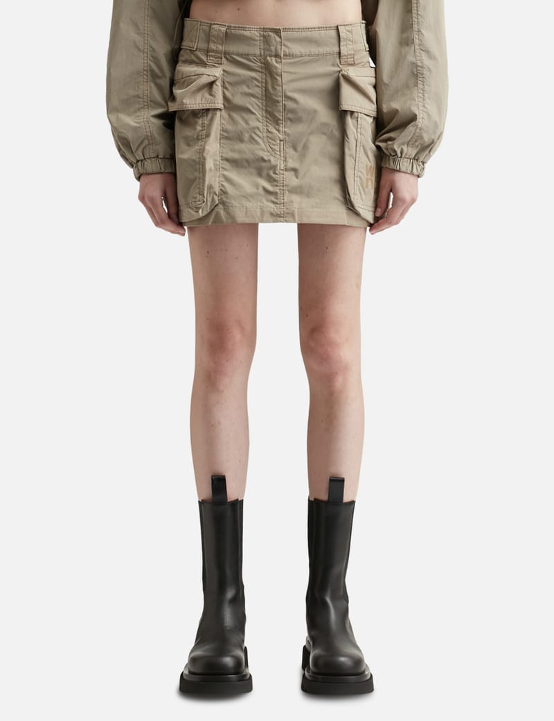 T By Alexander Wang - BIG POCKET CARGO MINI SKIRT | HBX