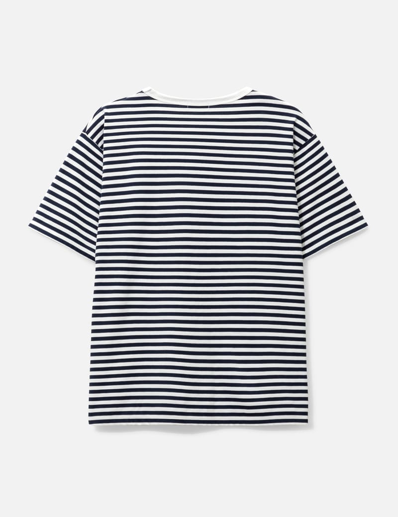 Nanamica - COOLMAX Stripe Jersey T-Shirt | HBX - Globally