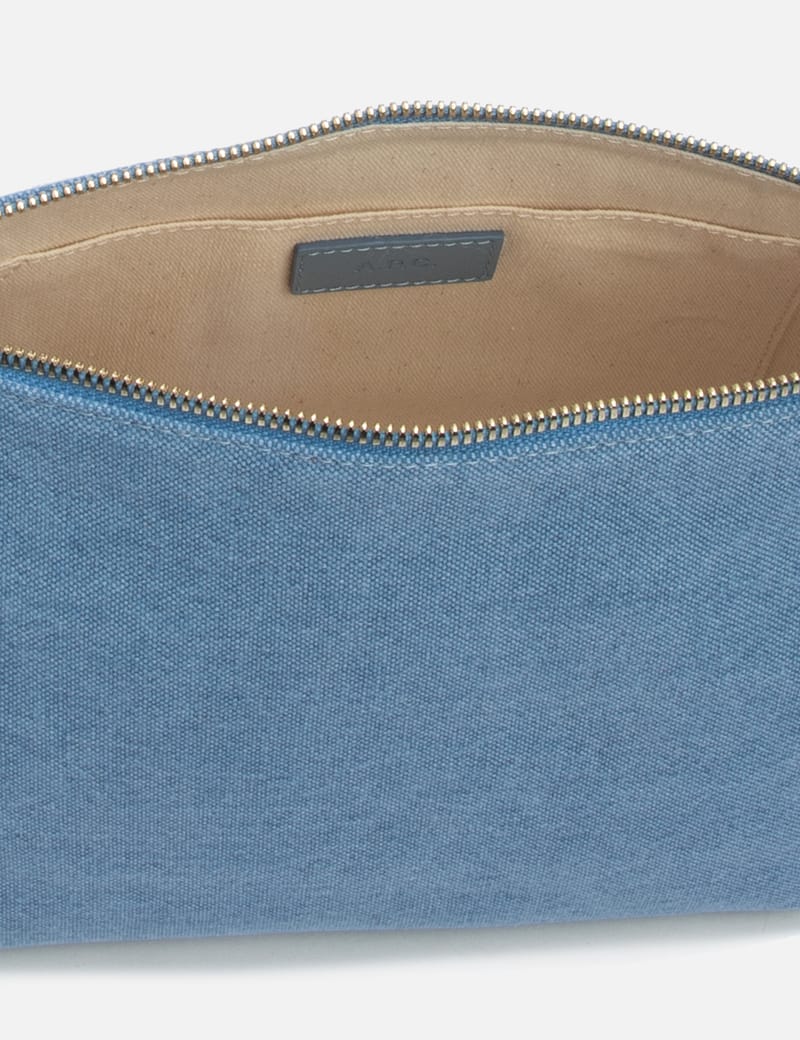 トートバッグ A.P.C. Vera Shoulder Bag - Cotton - Blue A.P.C. - Vera Shoulder bag | HBX - Globally Curated Fashion
