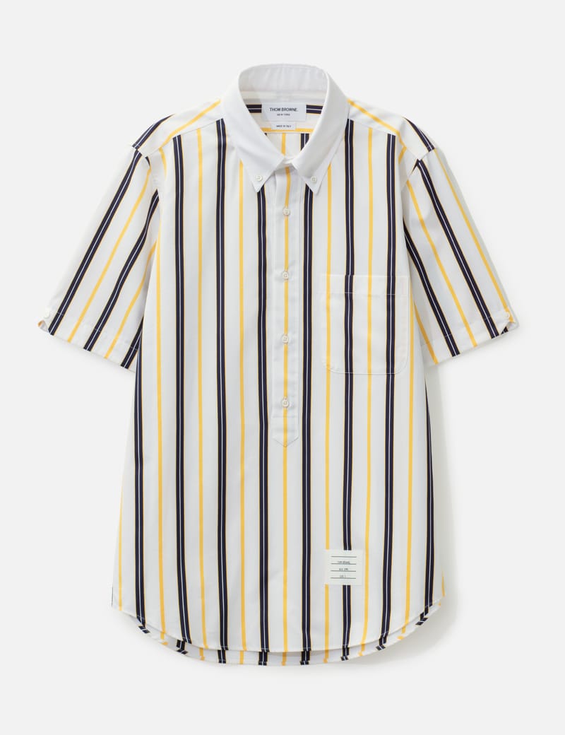 トム ブラウン - コットン 4BAR ショートスリーブ ボーダー Tシャツ | HBX