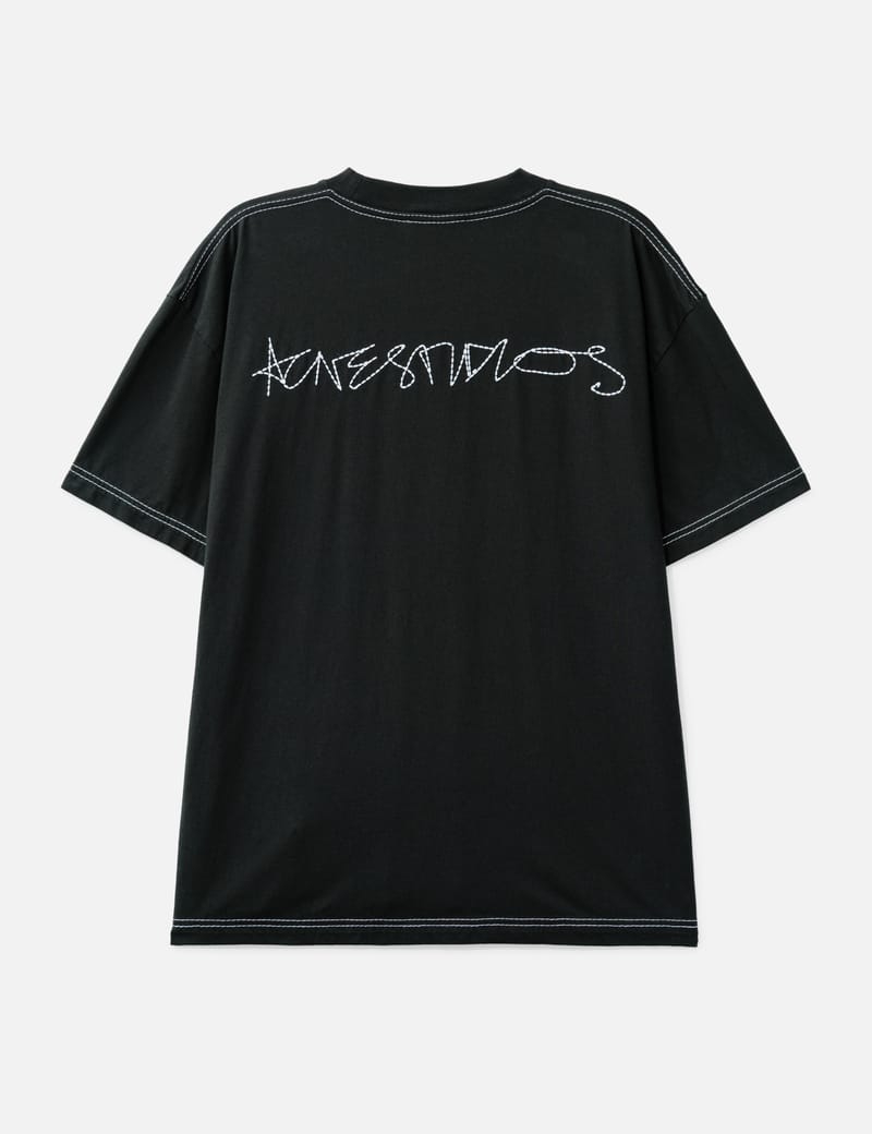 トップス BLURRED LOGO T-SHIRT - FITTED UNISEX FIT Acne Studios - Blurred logo t-shirt - Fitted unisex fit
